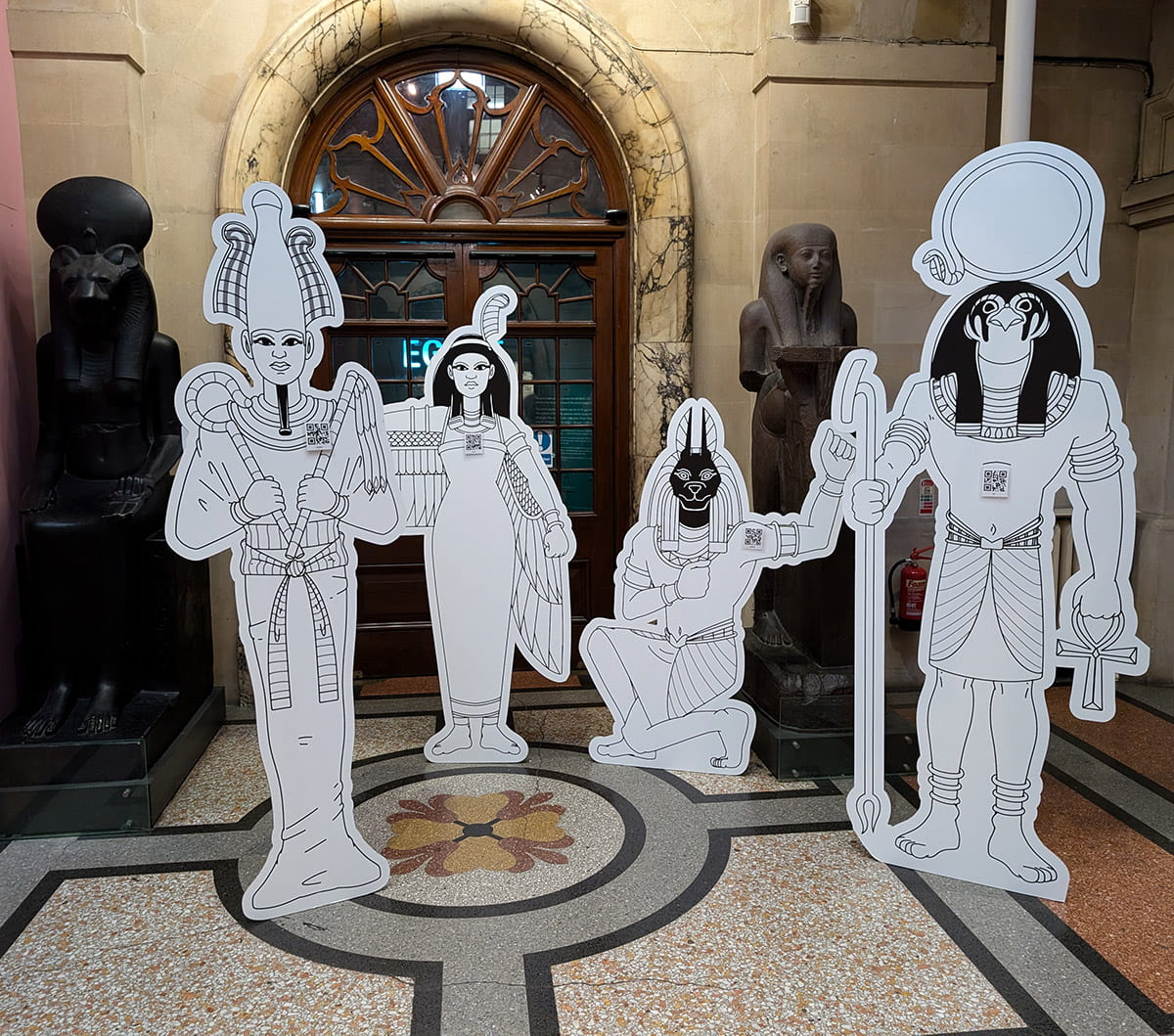 Photo: Meet the cast of "GodsApp" who will guide your journey through the Egyptian exhibition at Bristol Museum.